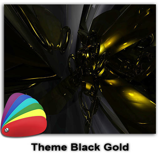 Theme - Black Gold icon
