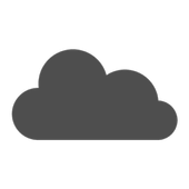 Rain cloud map in Japan icon