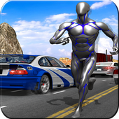 Silver Hero Infinity Runner أيقونة