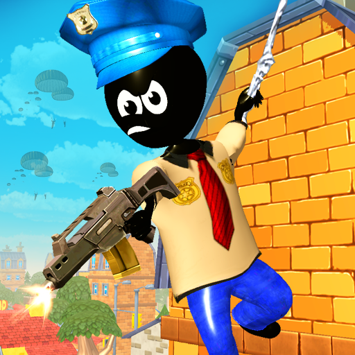 Spider Police Stickman Rope - Hero : Crime City icon