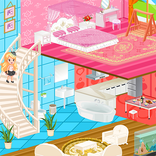 Princess New Doll House Design icon