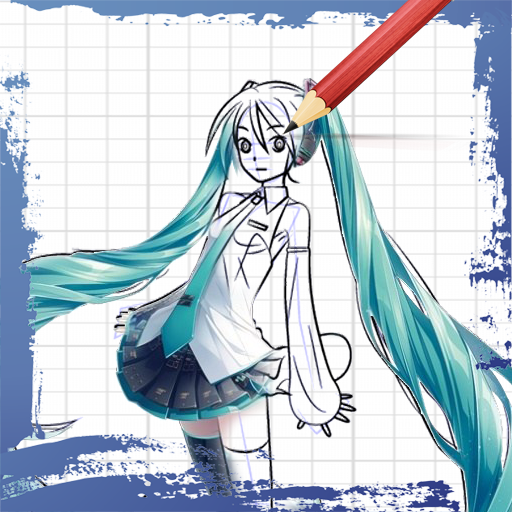 How to Draw Vocaloid Miku icon