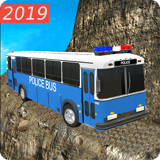 Police Bus Mountain Driving icon