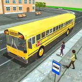 Modren School Bus Up Hill Driving:Summer Trip icon