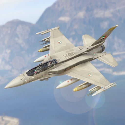f16 guerra jet combattimento icon