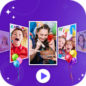 Birthday Video Maker with Music icon