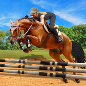 Pferd Reiten Simulator 3D: Jockey Mobile Spiel icon