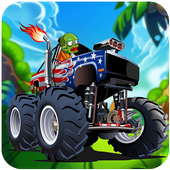 Zombie Racing Climb road hill icon