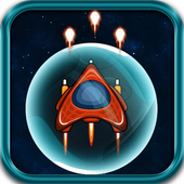 Spaceship Fighter Jet 2D icon