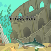 Shark run icon