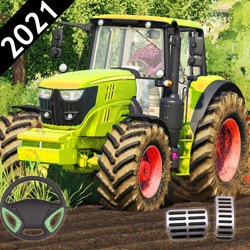 Modern Farming Tractor Simulator 3d-Big Driving icon