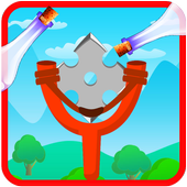 スリングショットシューティングゲーム icon