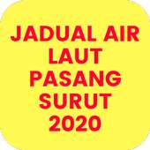 Jadual Air Laut Pasang Surut 2020