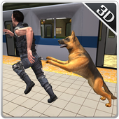Police Subway Security Dog Sim icon
