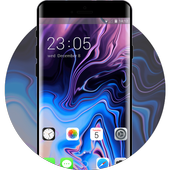 Theme for Phone XS IOS12 purple hallucination icon
