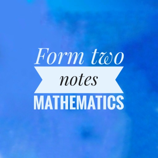 Mathematics: form two notes icon