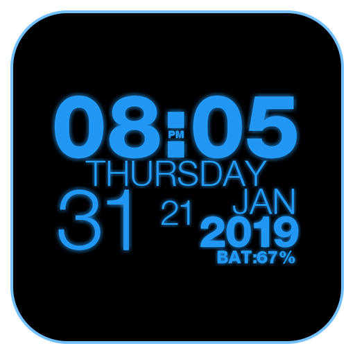 Wallpaper Clock - Digi Clock Lwp icon