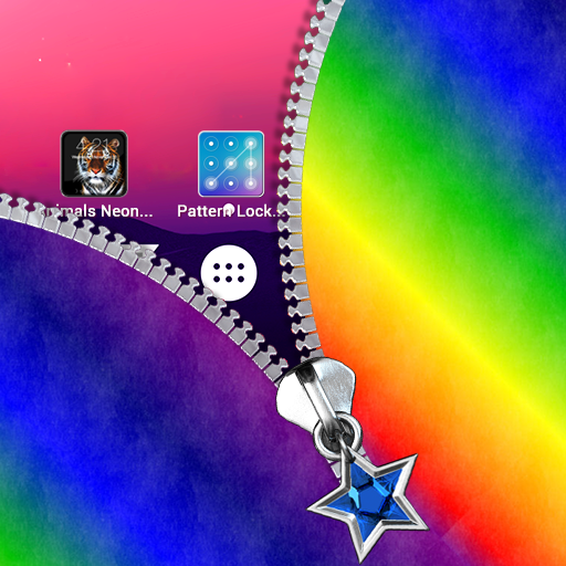 Rainbow Zipper Lock Screen icon