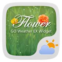 Flower GO Weather Widget Theme on 9Apps