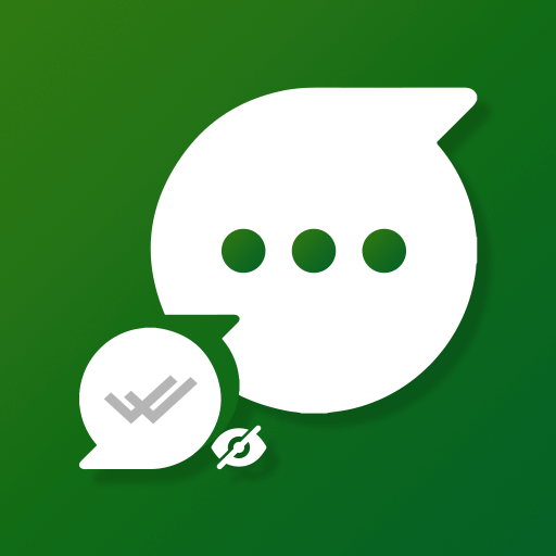 Hide Blue ticks &amp; Chat For Whatsapp icon