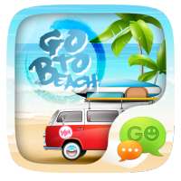GO SMS GO TO BEACH THEME on 9Apps