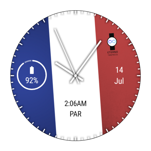 French Flag Watch Face icon