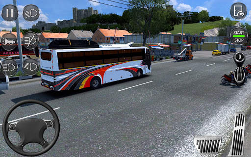 City Coach Bus Parking Game 3D screenshot 2