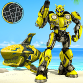 Wild Robot Shark Attack - Transforming Shark Robot icon