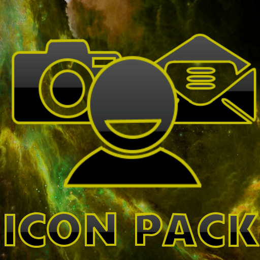 ICON PACK DARK SPACE YELLOW icon