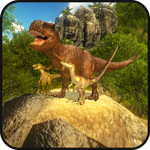 Wild dinosaur family survival simulator icon