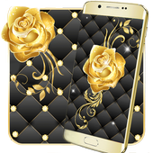 Gold Rose Live Wallpaper icon