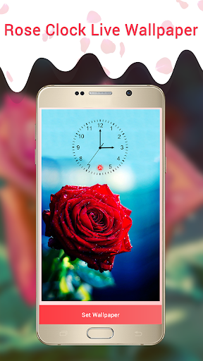 Rose Clock Live Wallpaper screenshot 6