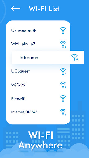 Free Internet Wifi Connect - Free Wifi Anywhere screenshot 1