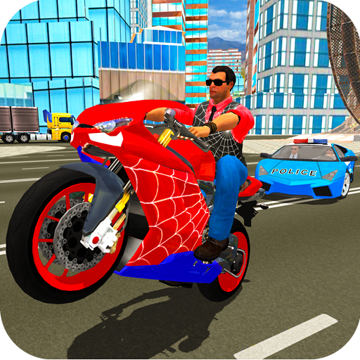 Superhero Stunt Bike Simulator icon