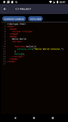 html5 css javascript (Code Editor) screenshot 1