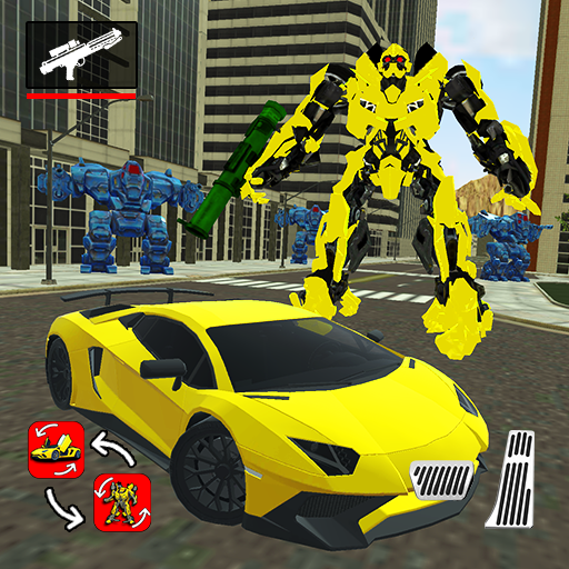 Robot Car Transformation Game icon