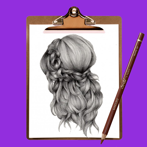 How to Draw Realistic Hair icon