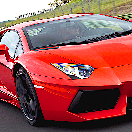 Driving car games free 3D icon