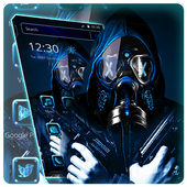 Gas Mask Gun Theme icon