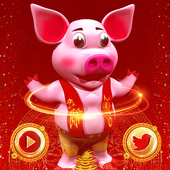 3D Pig Launcher Theme 🐷 icon