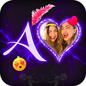 Lighting Text Photo Frame icon