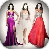 Evening Gown Photo Montage icon