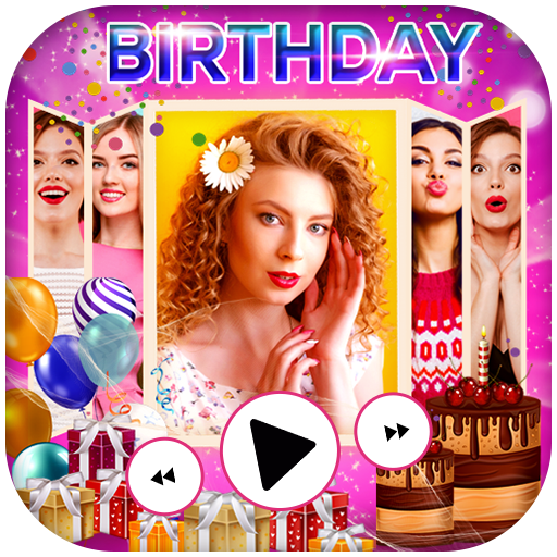 Birthday Video Maker with Song and Name 2021 icon
