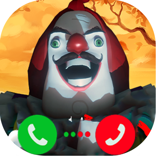 scary neighbor fake call icon