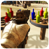 Bottle Shooter Expert : FPS Gun Shooting Games 3D icon