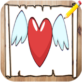 How to Draw Love Heart icon