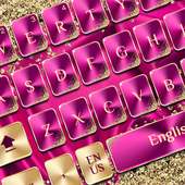 Pink Gold Luxury keyboard on 9Apps