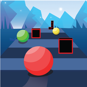 Ball Race on Color Road Jumping Ball icon