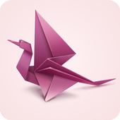 Origami birds icon