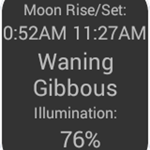 Moon Widget and Calendar icon